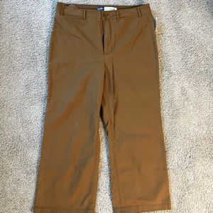 Tan Wide Leg Pants